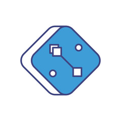 Model Training Supplier vector icons stock illustration