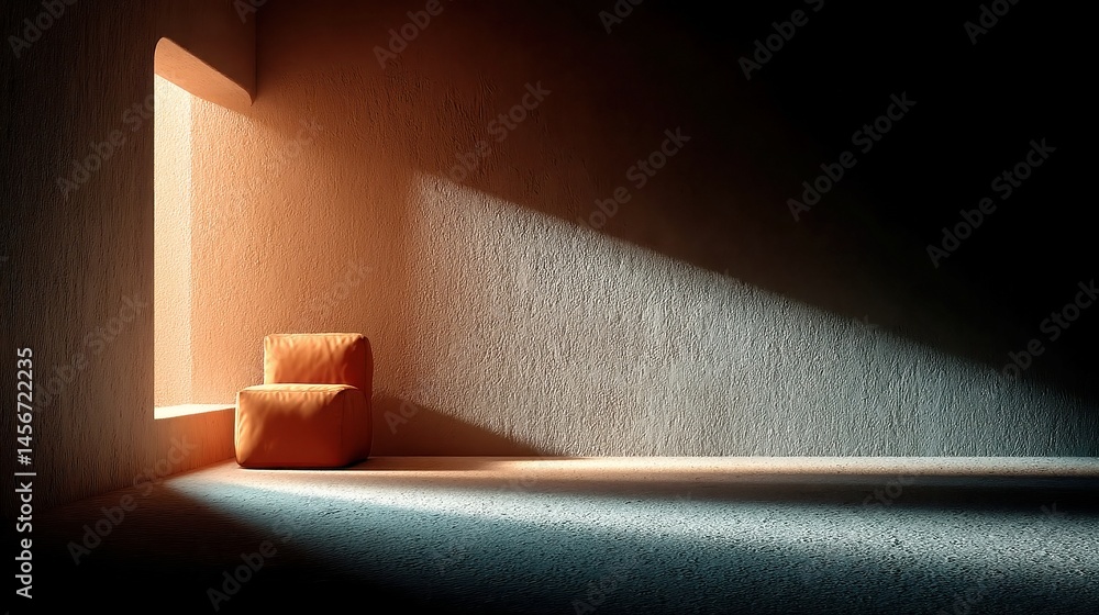 Poster cozy neutral gradient wall, a serene backdrop featuring soft gradient tones, inviting warmth, ideal 