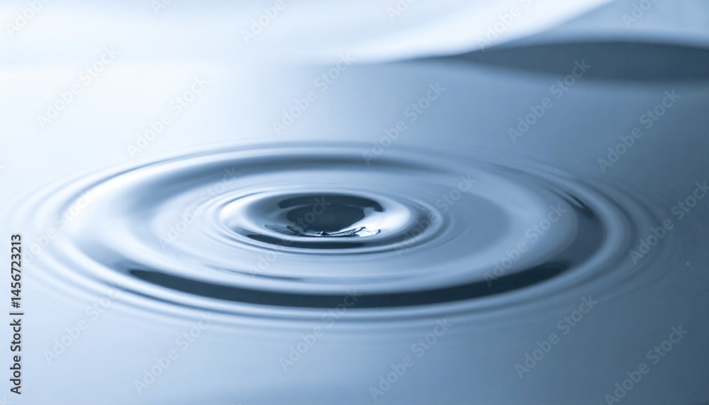 Poster rippling water surface interaction tranquil setting photography close-up serene environment fluid dy