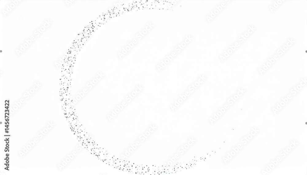 Poster dynamic particle animation digital space visual art abstract environment close-up view creative conc