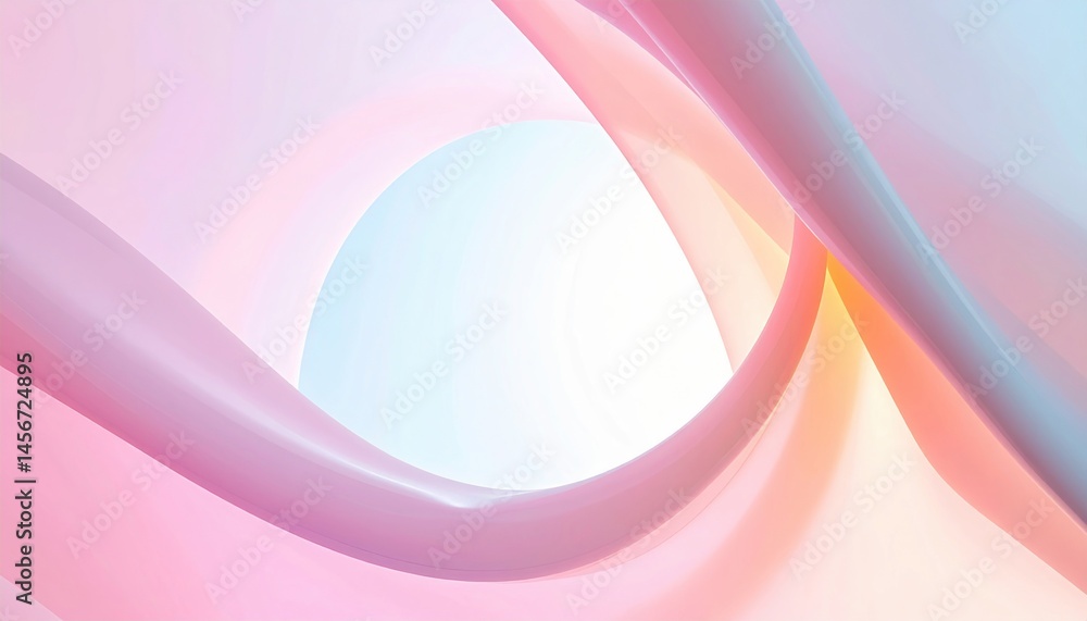 Poster dynamic abstract wave patterns digital artwork colorful design modern aesthetic visual art motion co