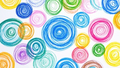 Creative drawing event colorful swirls art studio abstract artwork bright environment close-up view artistic expression
