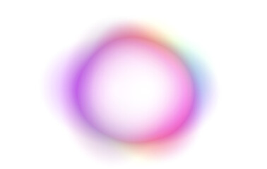 Glow effect on transparent background. Abstract aura color gradients effect on transparent background. Neon glow effects sparkles, special lens flare effect