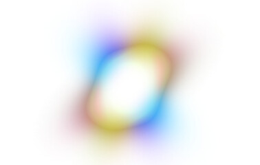 Glow effect on transparent background. Abstract aura color gradients effect on transparent background. Neon glow effects sparkles, special lens flare effect