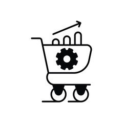 Demand Forcasting & Planing Supplier vector icons stock illustration