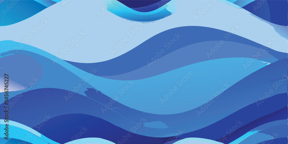 Aufkleber abstract background design with blue gradient waves perfect for presentations and websites