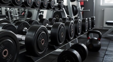 Fototapeta premium dumbbell weights