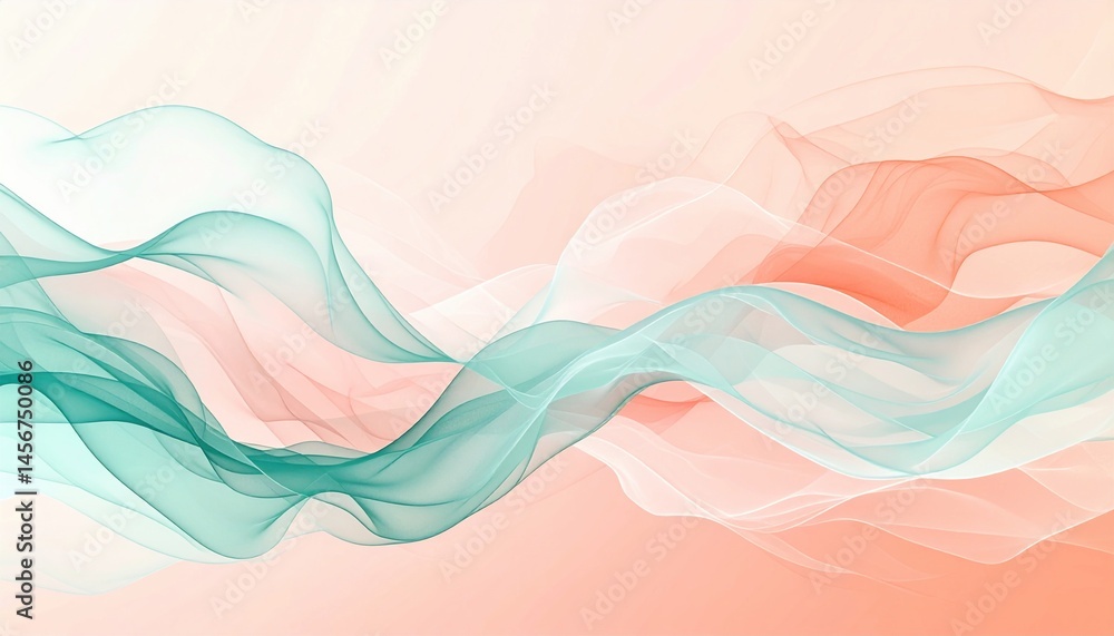 Poster fluid motion abstract art digital design soft colors beautiful environment artistic view conceptual 