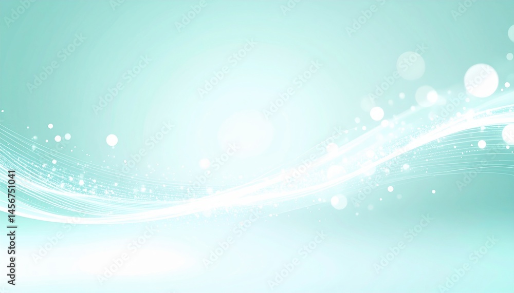 Aufkleber gentle flow of light patterns abstract digital space background image calm environment aesthetic vie