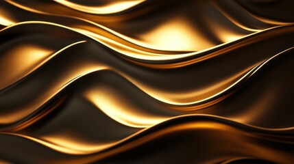 A close-up of crumpled gold foil.