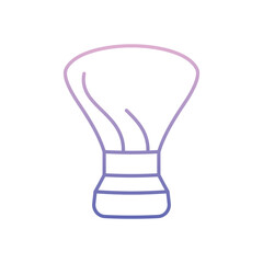 Fototapeta premium Shaving Brush Icon vector stock illustration