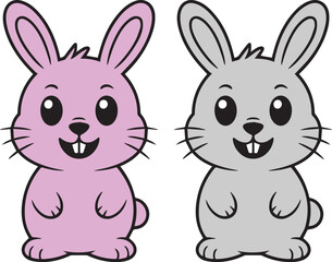 cute rabbit vector, cartoon rabbit, bunny illustration, adorable rabbit, rabbit design, cute bunny, fluffy rabbit, bunny art, vector bunny, easter bunny