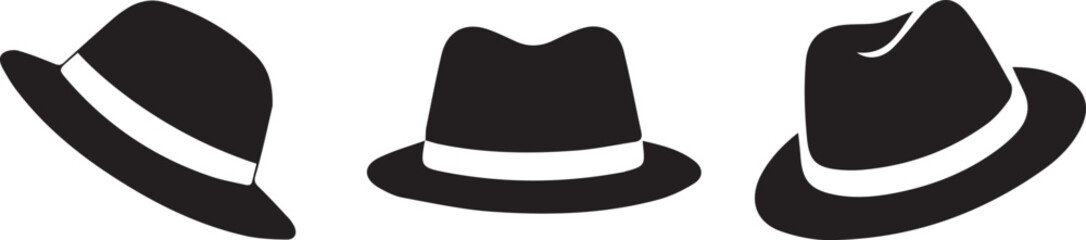 black fedora hat, classic hat, fashion accessory, stylish fedora, men's hat, women's fedora, vintage hat, elegant headwear