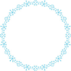 Beautiful flower art and mandala vector design