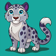 Snow cartoon vector.