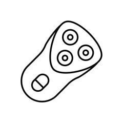 Electric Shaver Icon vector stock illustration