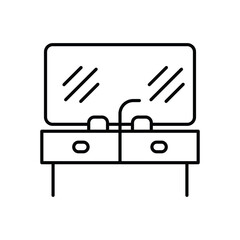 Mirror Icon vector stock illustration