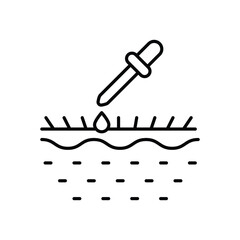 Hair Serum Icon vector stock illustration