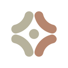 Stacked Geometry Shaped Pattern Illlustration