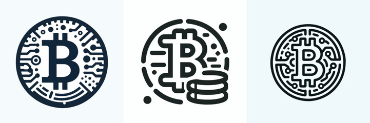 bitcoin logo vector