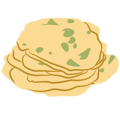 Naan Traditional India Food

