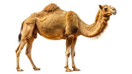 Camel isolated on white background