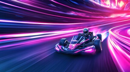 Neon Nights Go-Karting: Speed, Thrills, and Vibrant Lights