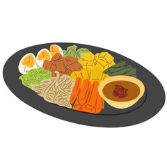 Gado-gado Indonesian Food
