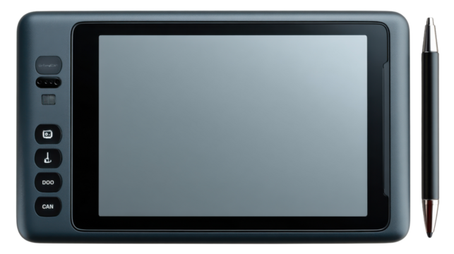 tablet pc isolated on white