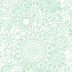 Beautiful flower art and mandala vector design