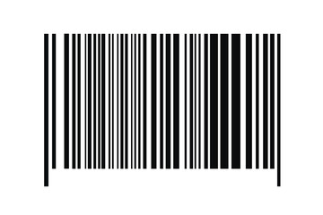 Barcode isolated on white background. Code stripes sticker. Barcode labels, customers qr code.