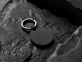 Black Keyring Mockup