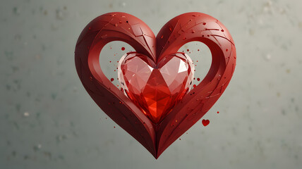 Dark Tech Love: A Heart Design