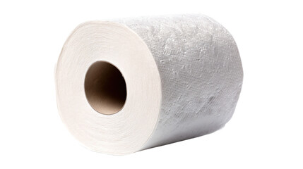 Fototapeta premium a roll of toilet paper on a white surface