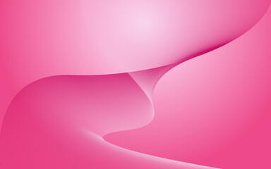 Elegant abstract pink background featuring smooth flowing curves, ideal for projects emphasizing sophistication, tranquility, and modern elegance, suitable for various design, advertising, and creativ