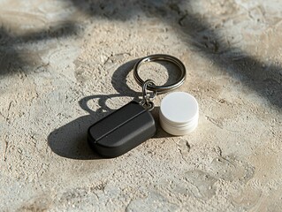Keyring with Containers