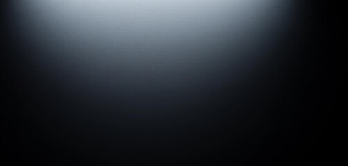 Deep black polished metal surface reflecting light subtly, minimalist, glossy