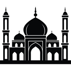 taj mahal vector illustration