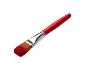Paintbrush with Red Handle Transparent PNG