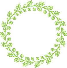 wreath clipart, floral wreath, circle wreath, vintage wreath, wedding wreath, hand drawn wreath, holiday wreath, botanical wreath, wreath frame
