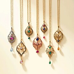necklace with earrings