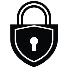 lock icon vector illustration