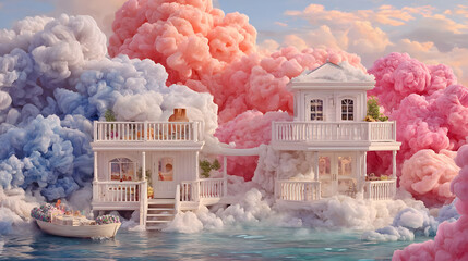 vision of pastry evolution with animated food stages