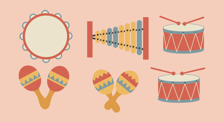 Cartoon Musical Instruments