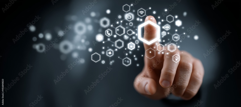 Aufkleber digital marketing e-commerce business data. generative ai technology.