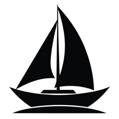 silhouette of a sailing ship