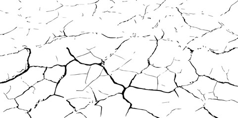 Closeup of dry fissure ground. White dried and cracked ground earth background.Gray crack on earth texture. erosion.	
