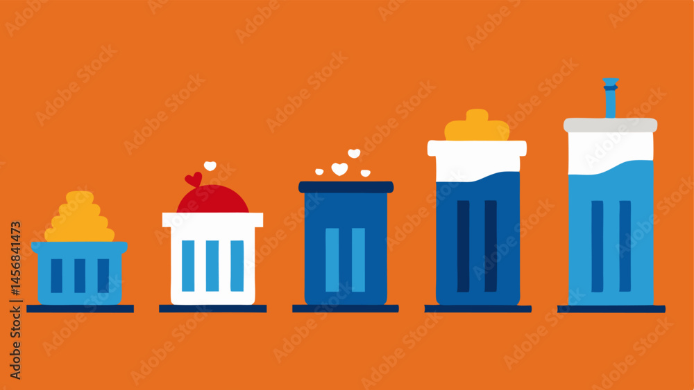 Poster day of the week waste a series of seven small s each representing a different day of the week with i