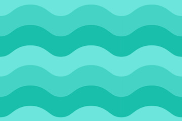 Seamless turquoise wave pattern background. Perfect for summer, ocean, and beach-themed designs.