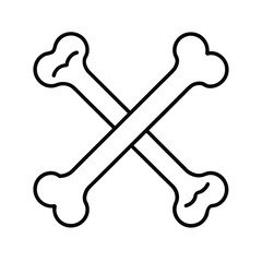dog bone vector illustration